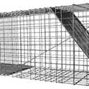 HAVAHART 1079SR Large 1-Door Humane Catch and Release Live Animal Trap Cage - Live Raccoon Trap, for Bobcats, Beavers, Dogs, & More
