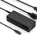 Universal Laptop Charger Compatible with HP Dell Asus Lenovo Acer Sony AC Adapter IBM Gateway Notebook Ultrabook Chromebook Pavilion Inspiron Latitude Power Supply Cord, Black