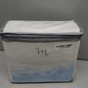 Hearth & Harbor 6Pc King Size Bed Linen Set - Extra Deep Pocket Sheets 18-24 Inches - Microfiber Sheets - White