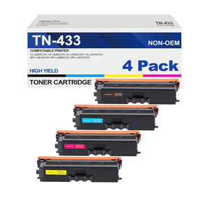 TN433 TN-433 Toner Cartridge Replacement for Brother TN 433 TN-431 for Brother HL-L8260CDW HL-L8360CDW MFC-L8610CDW MFC-L8900CDW HL-L9310CDW Printer