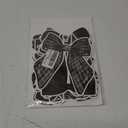 2Pcs Black Bow Party Garland Banner  Black Bow Banner 9.8ft Long Hanging Bunting with 16 Bows Pattern (5.9-7.1in Tall) for Birthday Parties, Graduation, Baby Shower, Bridal Shower & Wedding Decor