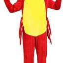 EraSpooky Lobster Costume for Adults Fun Animal Outfit with Antennae Claws and Tail