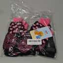 KOOLTAIL Anti Slip Dog Socks for Hot/Cold Pavement to Prevent Licking Paws, Dog Boots&Paw Protector with Grippers for Hardwood Floors,Pink Heart Valentine's Socks Booties for Large Dogs L