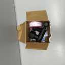 YDmeet All Metal Shower Head Adapter, 360°  Adjustable Shower Head Extension Arm Connector for Shower Heads- Black