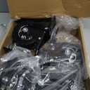 Apllamo 3" Casters Set of 4 4 Heavy Duty Quiet Casters, Max Load 2000LBS. Suitable to do Soft Wheels for cart, Glide Quietly and Protect The Floor, casters Set of 4 Heavy Duty.