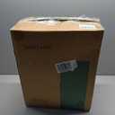 BOBOMOMO 27.25" Modern Table Lamp Set of 2, Warm Beige Resin Lamp with Natural Stone Look, Lamps for Living Room with Linen Shades, Bedside Lamp for Bedroom, Living Room, Nightstand, Entryway