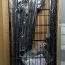 ULIFHOME P4 Plus Rolling Clothes Rack Heavy Duty, Clothing Racks for Hanging Clothes, Free Standing Garment Racks with Wheels, Portable Closet Rack 45''W 20.5''D 80.5''H, Max Load 570 Lbs, Black