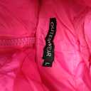 Cityork Women's Winter Crop Vest Puffer Lightweight Stand Collar Padded Vest Zip Up Sleeveless Jacket Rose Red L
