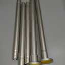 Brushed Nickel Shower Curtain Rods - 31-80 Inch Spring Tension Shower Rods for Bathroom, Adjustable, No Drilling, No Rust, Stainless Steel