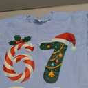 67 Christmas 6 7 Meme Pajamas Holiday Gen Alpha Slang T-Shirt, Size M, Baby Blue