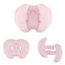 2 in 1 Baby Support Pillow, Banana Shape Baby Neck Head Travel Pillow Stroller Insert Cushion for Kids, Toddler, Pink