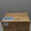 Baby Playpen with Mat, 50x50 Inch Playpen with Mat Waterproof for Babies and Toddlers Play Pen Playards Safety Gate Fence Active Center Indoor (Dark Grey + Mat)