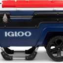 Igloo Trailmate Journey 70Qt Wheeled Cooler | Insulated Hard Shell Ice Chest (Americana)
