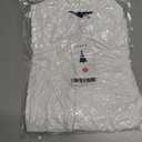 ZESICA Women's Casual Blouse Tops Puff Long Sleeve Button V Neck Hollow Out Eyelet Lace Embroidered Shirt Dressy (White, S)