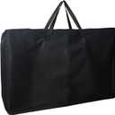 4/6/ 8 Foot Folding Table Storage Bag, Waterproof Heavy Duty Large Carrying Bag for Folding Tables, Picnic/Camp Tables Cover with Durable Zipper & Shoulder Strap, 31" D X 37" W X4.5 H, Black