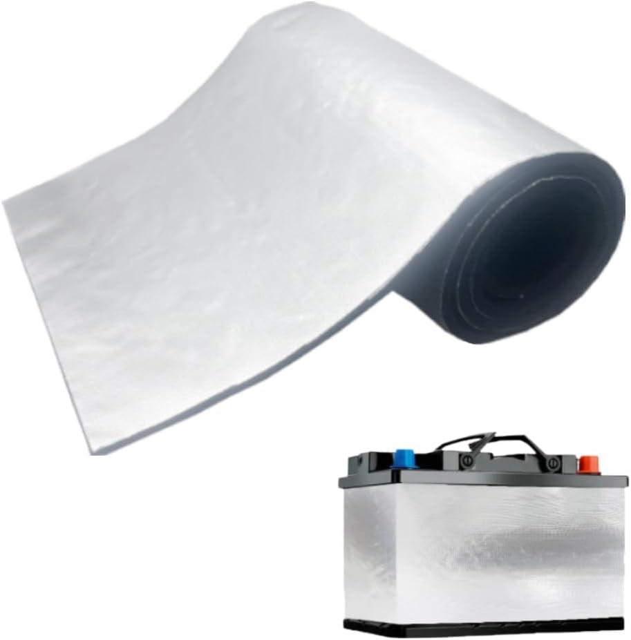 Battery Blanket Battery Insulation Kit 40"x7" Battery Wrap Heat Shield Extreme Temperature Protection in Cold Weather and Hot Summer for Car Truck RV 1PCS