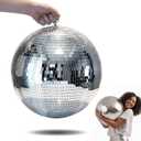 Large 16 Inch Mirror Disco Ball - Hanging Party Decoration for DJ, Club, Stage & Wedding