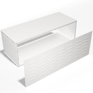 Universal 42" x 16" PTAC Wall Sleeve with Grille, Heavy-Duty Powder Coated Metal, Through-the-Wall Air Conditioner Sleeve for Packaged Terminal Air Conditioners & PTHP, Easy Install