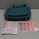 Bible Cover for Women Bible Case, Large Bible Bag, Bible Study Supplies Bible Journaling Kit Book Carrying Case with Bible Highlighters Tabs, Valentines Day Christian Gifts for Women (Green)