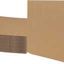 RLAVBL 50 Pack 9x12 Corrugated Cardboard Sheets, Flat Cardboard Inserts for Shipping, Mailing, Packing, DIY Crafts
