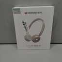 Monster N-Tune MINI 01 Wireless On-Ear Headphones - Bluetooth 6.0 Wireless Headset with Speed Charge, Clear Audio, 50H Playtime, Comfortable & Lightweight Design, Hands-Free Calls (White)