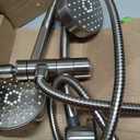 KOHLER 23218-BN Awaken 2-in-1 Multifunction Shower Combo Kit, Rotating Showerhead and Handshower Set, Vibrant Brushed Nickel