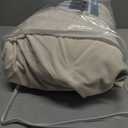 H.VERSAILTEX Modern Velvet Plush 4 Piece High Stretch Sofa Slipcover Furniture Protector Form Fit Luxury Thick Sofa Cover for 3 Cushion Couch, Machine Washable Width Up to 90 Inch(Sofa,Ivory)