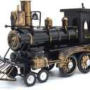 Sooye Diecast Model Locomotive Classic Locomotive Collectible Model Train Classic Home Decor (Locomotive)