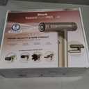 Shark SpeedStyle Pro Flex Professional Performance High-Velocity Hair Dryer System with Scalp Shield & IQ Speed Styling and Drying Suite, Lightweight, Ionic, No Heat Damage, Mocha Silver, HD542