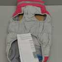 Lelepet Dog Coat Warm Dog Winter Coat Waterproof Dogs Jacket with Harness Built in Reflective Pet Fleece Vest Zip-Up Cold Weather Coats for Large Dogs Turtleneck & Windproof Coats Boxer Rose Red XL