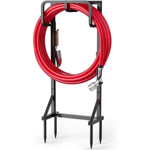 Coonoor Garden Hose Holder, Freestanding Water Hose Holder for Outside, Reinforced Garden Hose Storage Rack for Lawn & Yard