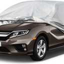 Kayme 6 Layers Car Cover Custom Fit for Honda Odyssey (1999-2025) Waterproof All Weather for Automobiles, Outdoor Full Cover Rain Sun UV Protection.Silver