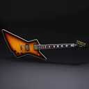 Firefly FFLX Solid Body Electric Guitar,Mahogany Guitar body,Stainless steel and ball end frets,rosewood fretboard(Vintage Sunburst Color)