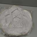 GO&SO Gold Lamp Shade Medium Bell Lamp Shades -Edge Petal Braid Design Scalloped Lamps Shade -6"Top x 13"Bottom x 10.6"Vertical Height (Spider) Replacement Lampshades for Table Lamps -Easy Assembly