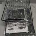 Dish Drying Rack, Stainless Steel-Dish Rack, Dish Racks for Kitchen Counter, Kitchen Dish Drainers with Removable Utensil Holder,New drain outlet,Plate Rack and Drainboard,(Black-11" W x 15" L)