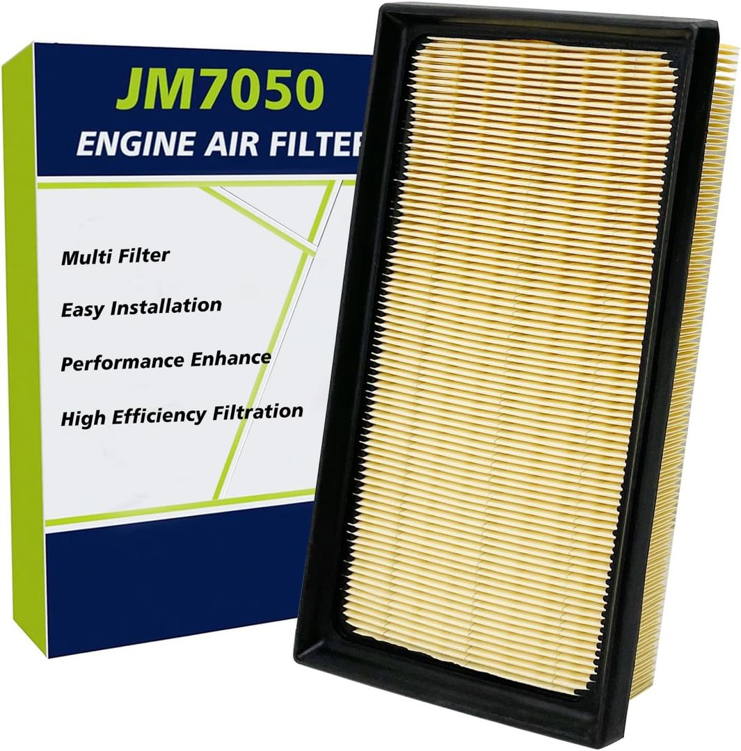 Engine Air Filter Fits for Toyota Hybrid C-HR (2018-22), ES300h (2019-25), Avalon (2019-22), RAV4 (2019-25), Camry (2018-25), Highlander (2020-25), Sienna (2021-25), CA12289, 17801-77050