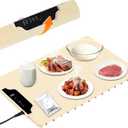 Sourdough Starter Warmer with 85-200F Temp Control & 12H Timer, Full-Surface Fast Heating Silicone Sourdough Warming Mat for Sourdough, Baking, Yogurt, Kombucha, and Daily Home Use(Medium)