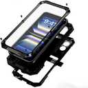 Lunivop for iPhone 16 Plus 6.7" Case Metal Heavy Duty Military Black