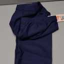 ALove Swim Pants for Women High Waisted Swimming Leggings Stretch Swim Capris Sporty Long Swim Board Shorts (Large, Navy)