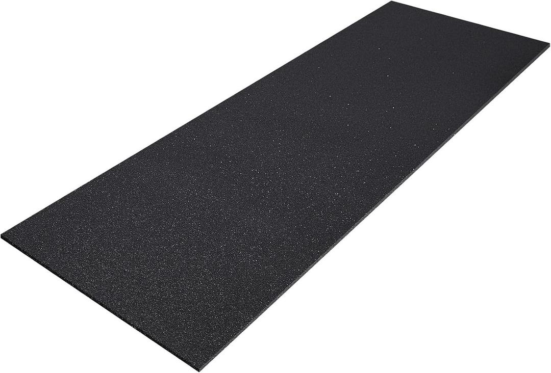 Amylove 1 Pack Polyurethane Foam 1/4" x 24" x 72" High Density Cushion Upholstery Foam Sheet for Seat Replacement DIY Projects Chairs Headboards Sofas Home (Black)