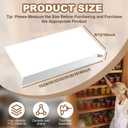 5 Pcs Wire Rack Covers 24x12x3 inch PVC Pantry Shelf Cover 0.31 inch Thick Removable Closet Wire Rack Shelf Covers,Decoration Kitchen Bathroom Office Shelving (Light Luxury White,24x12x3 inch)