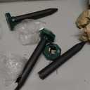 Solar Powered Mole Deterrent 12 Pack - Outdoor Garden & Lawn Protection Device, Weatherproof Design for Effective Mole Activity Reduction, Easy Installation