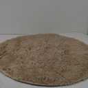 Super Soft Circle Rugs for Girls Princess Castle Toddlers Play Tent 3 Diameter Circular Area Rugs for Kids Bedroom Baby Room Decor Round Shag Playhouse Carpets(3, Beige)
