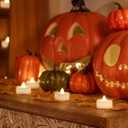 LED Candles, Tea Lights Candles Battery Operated Bulk, 50-Pack Long-Lasting 200 Hours Flameless Tealight Candles, Realistic Tea Lights for Christmas Halloween Wedding, 1.5'' D X 1.25'' H