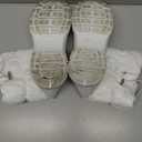 Womens Winter Boots Snow Boots For Women Black Mid Calf Platform Boots Warm Fur Fashion Slip On Boots (8, White)