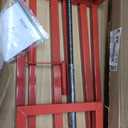 Mower Lift - 880lb Capacity Lawn Mower Lift Jack - Telescopic Maintenance Jack for Mowers and Tractors - Riding Mower Accessories by Stalwart (Red)