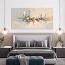 Canvas Wall Art Decor Large Wall Art Pictures for Living Room Abstract Canvas Art Wall Decor Modern Artwork for Walls Oversized Colorful Abstract Wall Art Decorations Bedroom Home Wall Decor 29" X 58"