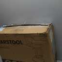 COLAMY Bar Stools Set of 1, Modern Swivel Bar Chairs, Adjustable Upholstered Barstools Counter Height with Full Backrest for Bar, Dining Room, Kitchen Island, Beige