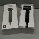 High Speed Ionic Hair Dryer, 160,000 RPM Brushless Motor Blow Dryer for Fast Drying, 500M Negative Ions for Frizz-Free Hair, Smart Heat Control, Low Noise Lightweight with Magnetic Diffuser & Nozzle