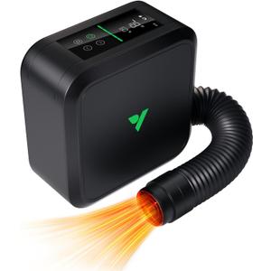 VIVOSUN AeroFlux Smart Grow Tent Heater with Thermostat, 700W PTC Heating, Compact & Portable with VPD, APP Control & Overheat Protection, Included Extension Hose for Grow Tents, Rooms, Greenhouses